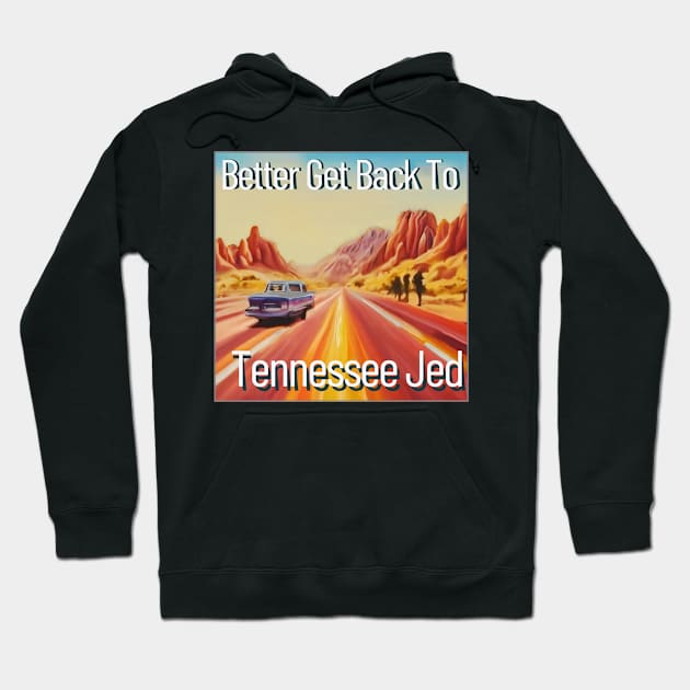 Grateful Dead Vegas Dead and Company Phish Tour road trip Tennessee Jed Utah highway painting Bob Weir Hoodie by Aurora X